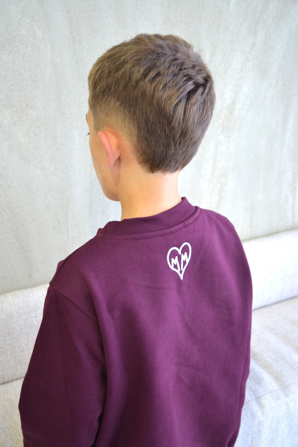 Sweatshirt in Plum