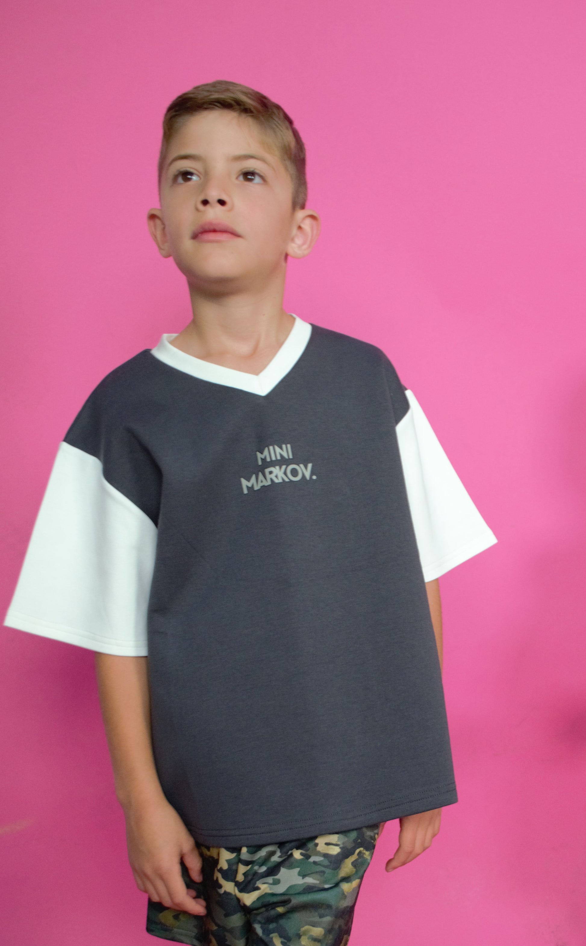 Jersey Tee in Charcoal