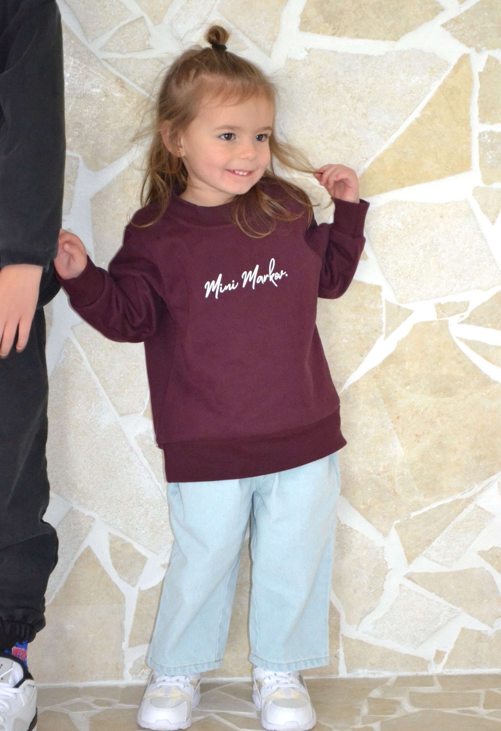 Sweatshirt in Plum