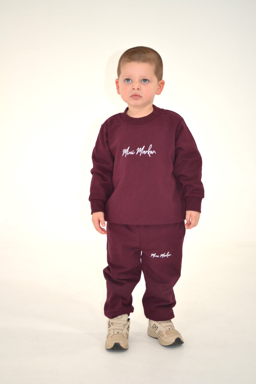 Track pants in Plum