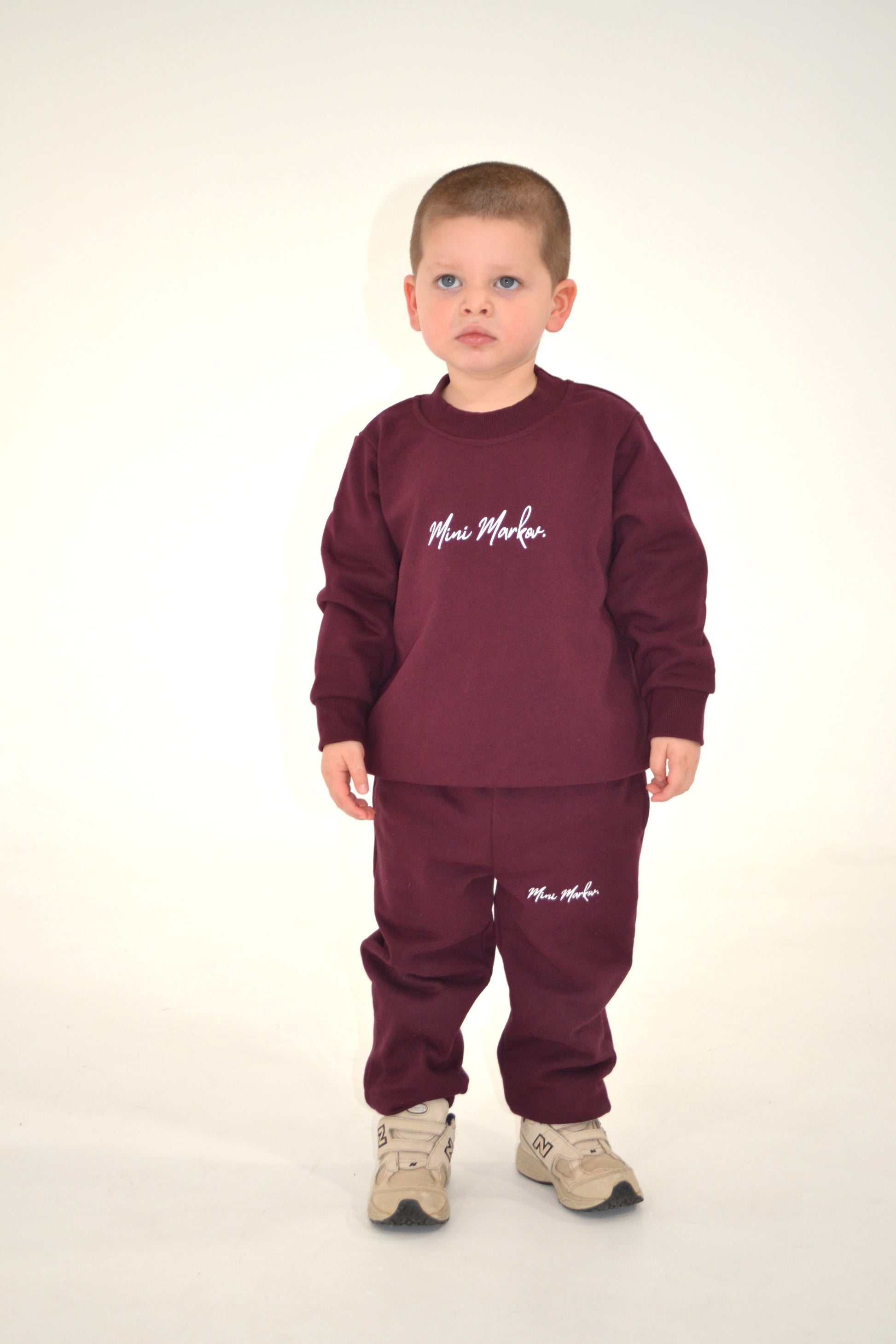 Track pants in Plum