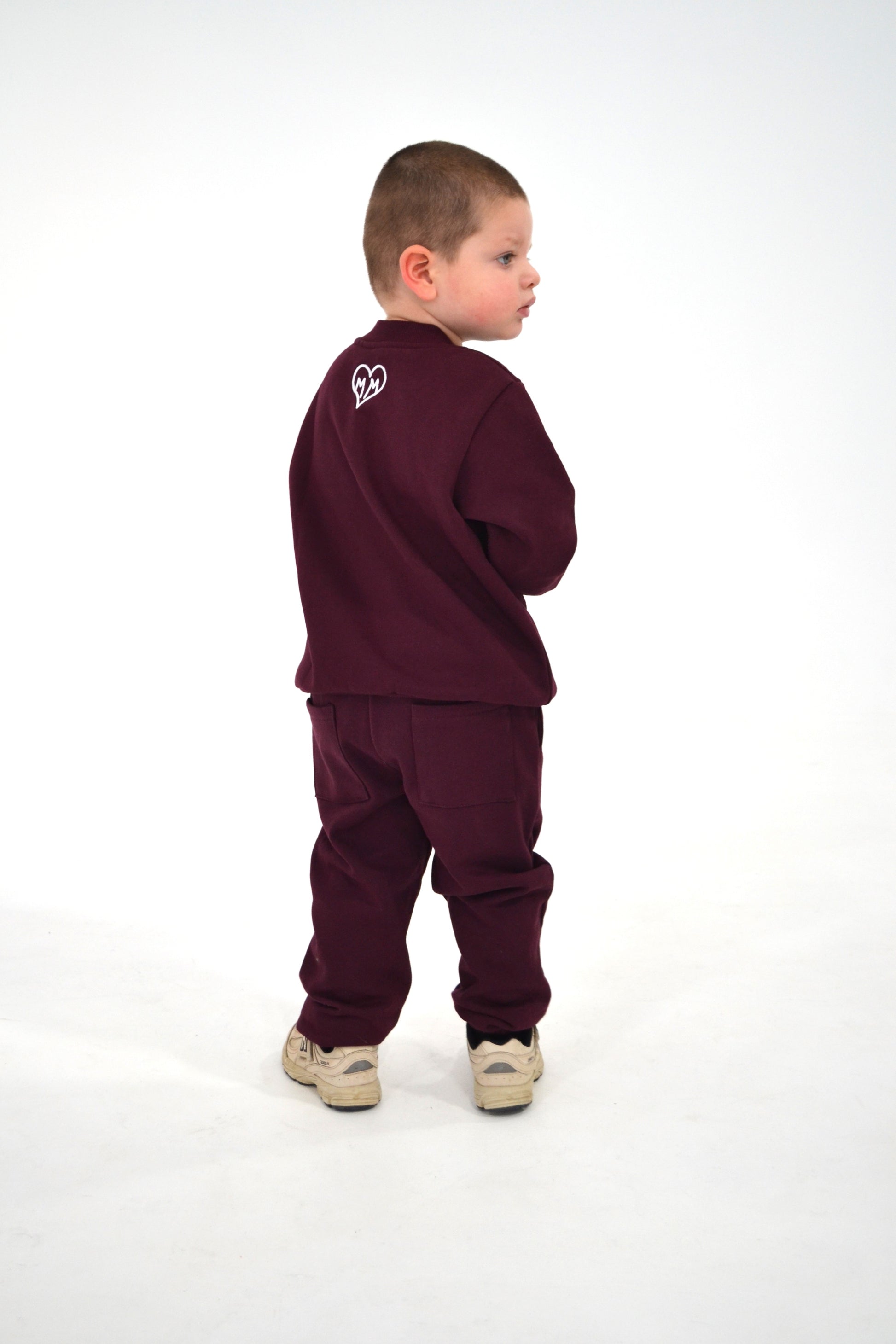 Sweatshirt in Plum