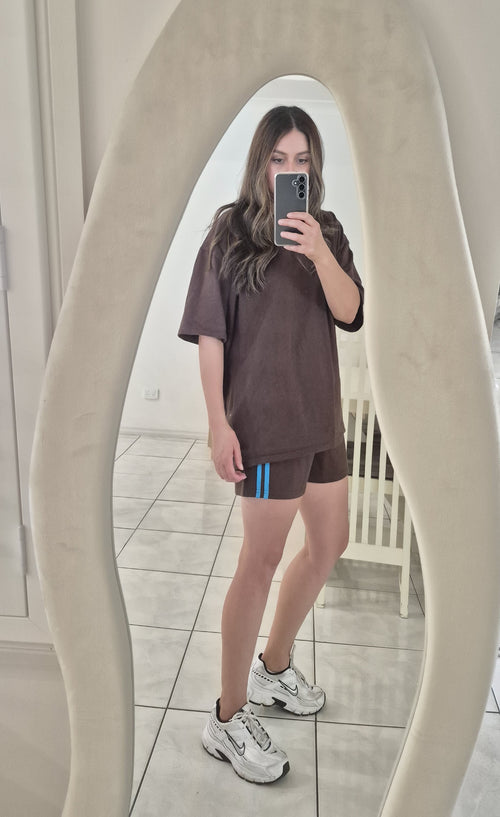 Adult shorts in brown