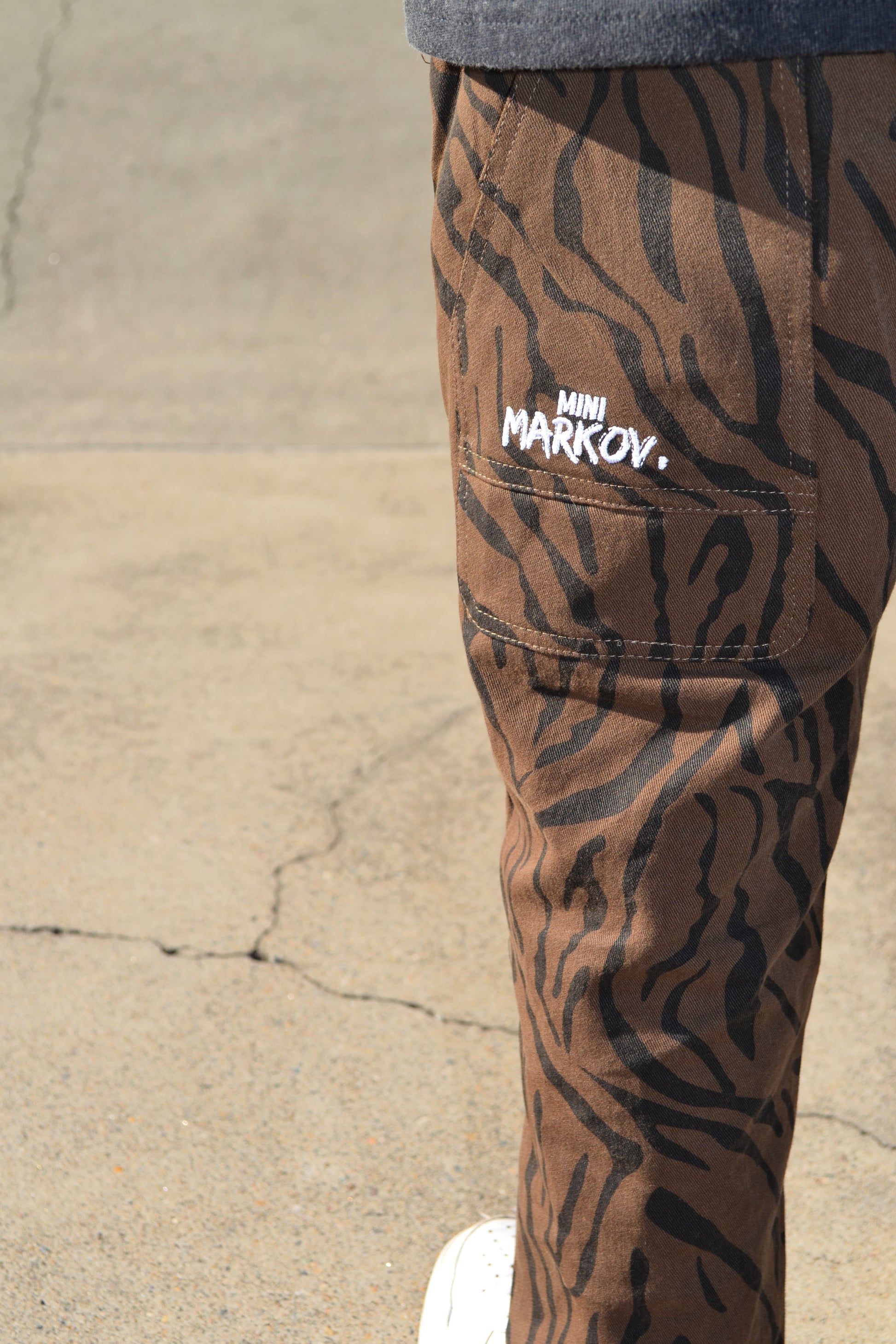 Zebra Jean in Mud