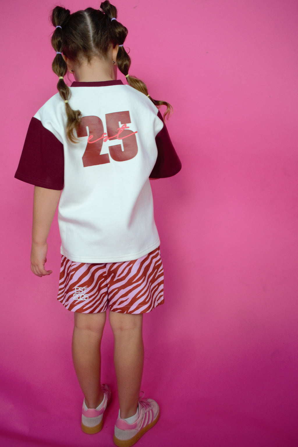 Jersey Tee in White Cherry
