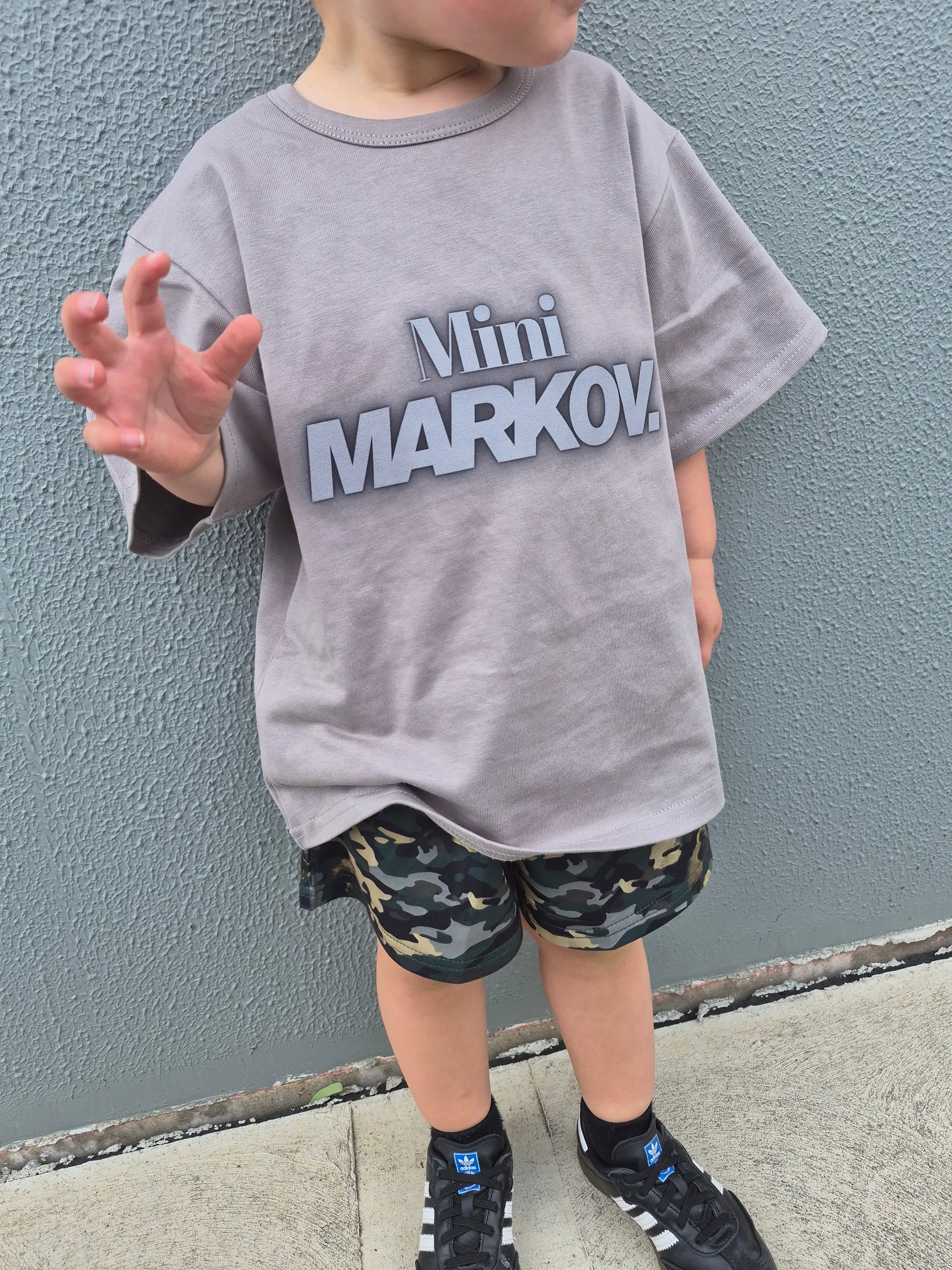 Neon Tee Grey