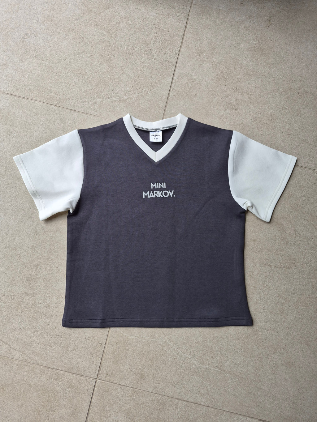 Jersey Tee in Charcoal