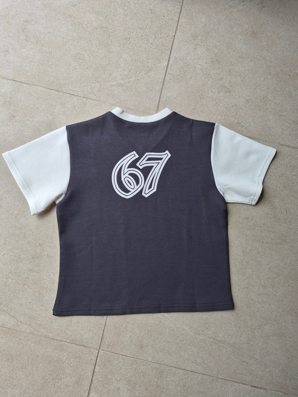 Jersey Tee in Charcoal