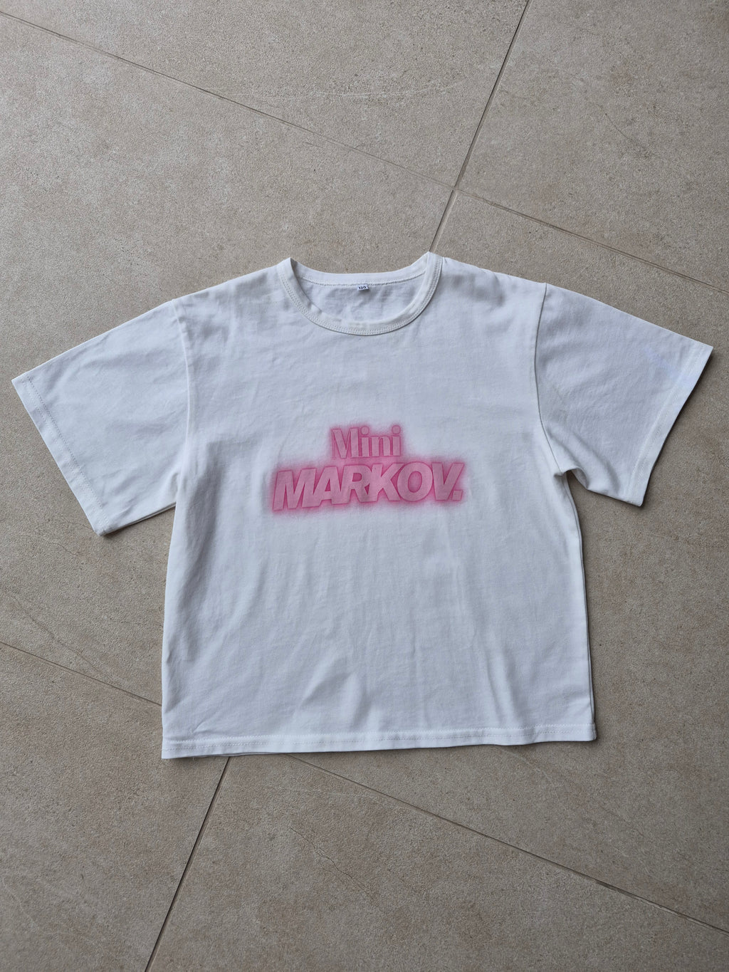 Neon Tee White/Pink