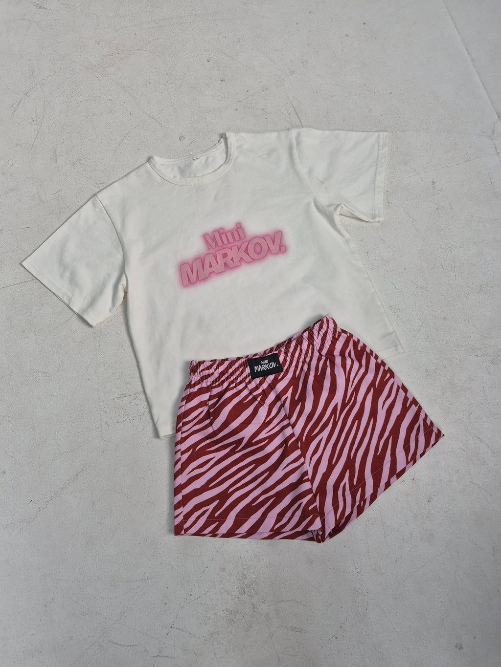 Neon Tee White/Pink